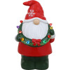 Nostalgic Ceramic Figure, Gnome with Wreath - Accents - 1 - thumbnail