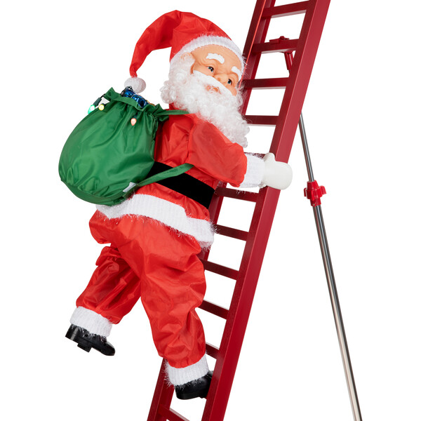 Outdoor Climbing Santa Mr. Christmas Nutcrackers & Accents