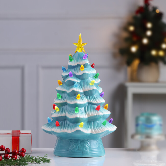 Nostalgic Christmas Tree, Light Blue