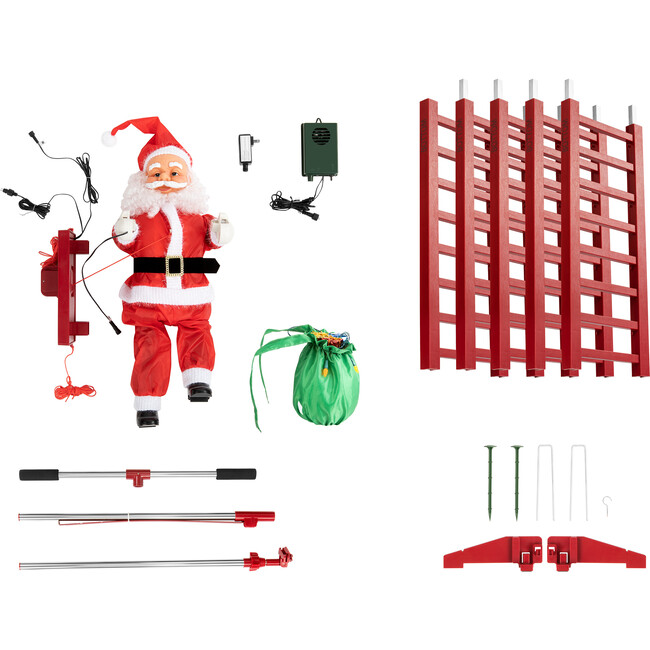 Outdoor Climbing Santa - Accents - 5