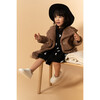 Faux Sherpa Coat, Brown - Jackets - 2