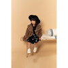 Faux Sherpa Coat, Brown - Jackets - 4