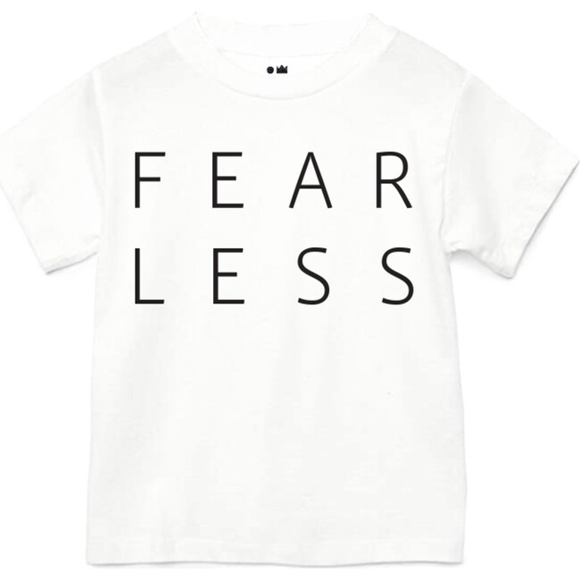 Baby Fearless T-Shirt, White - Tees - 1