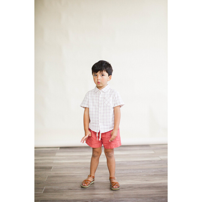 Linen Birch Shorts, Cedar - Shorts - 2