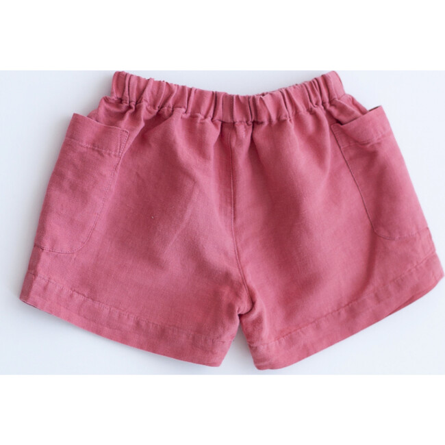 Linen Birch Shorts, Cedar - Shorts - 3