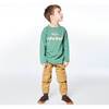 Long Sleeve Top Dark With The Beagles Dog Print, Ivy Green - T-Shirts - 5