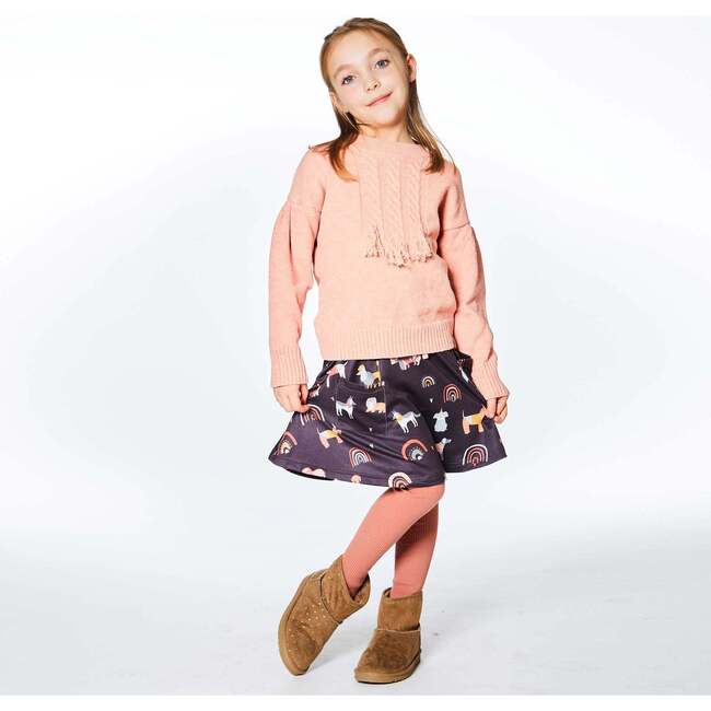 Long Sleeve Sweater, Pink Coral - Sweaters - 5