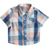 Chex Thistle Shirt, Blue - Shirts - 1 - thumbnail