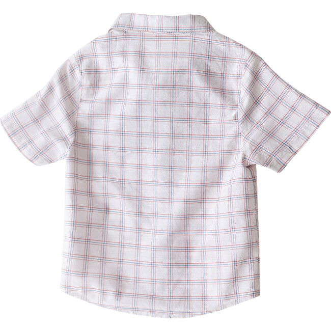 Chex Thistle Shirt, White - Shirts - 4