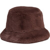 Women's Amara Espresso Faux Fur Hat - Hats - 1 - thumbnail