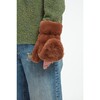 Women's Coco Camel Faux Fur Gloves - Gloves - 3
