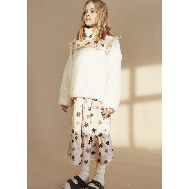 Anais Sherpa Pullover, Beige - Sweaters - 4