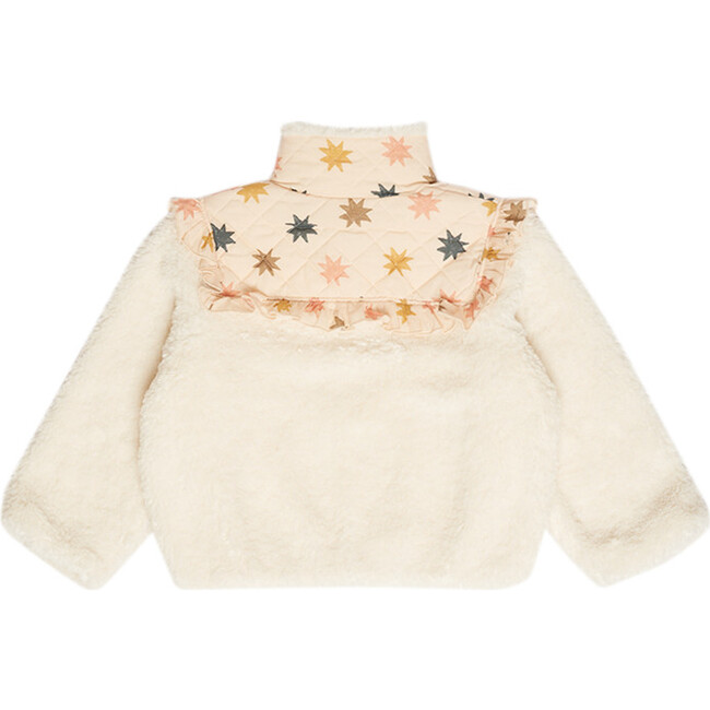 Anais Sherpa Pullover, Beige - Sweaters - 5