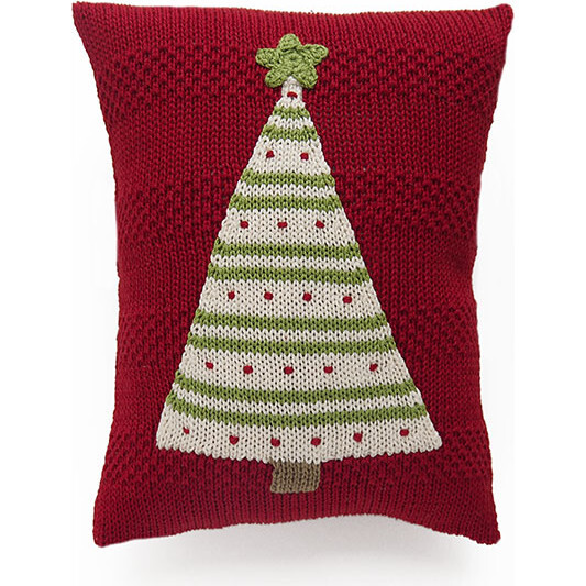 Striped Tree Mini Pillow - Decorative Pillows - 1