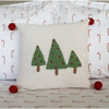 Three Tree Pillow, Ecru - Decorative Pillows - 2 - thumbnail