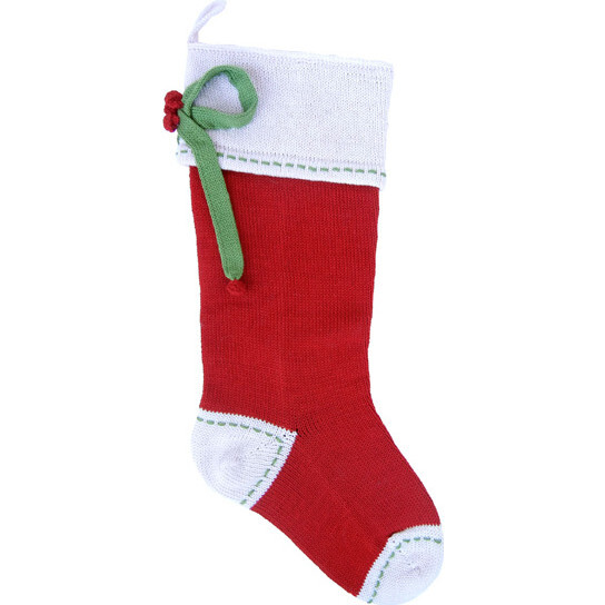 Bow Stocking, Red