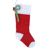 Bow Stocking, Red - Stockings - 1 - thumbnail