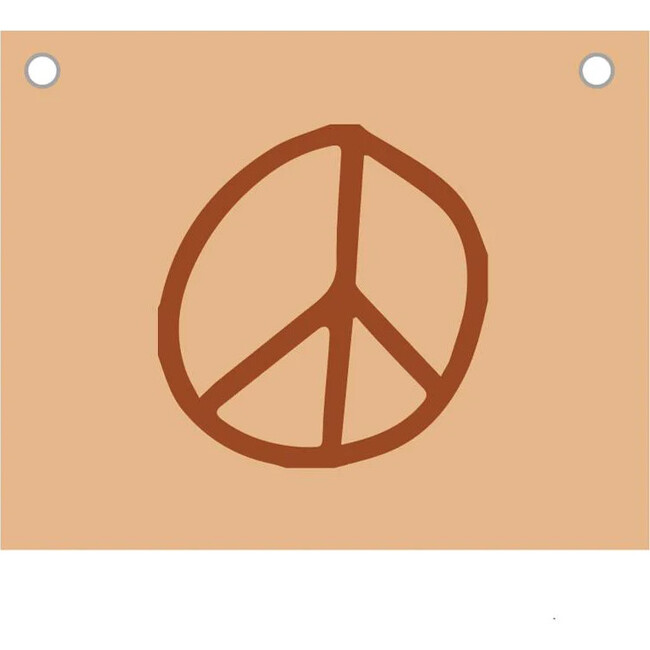 Peace Sign Canvas Wall Hanging