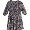 Lillibet Smocked Dress, Leopard - Dresses - 1 - thumbnail