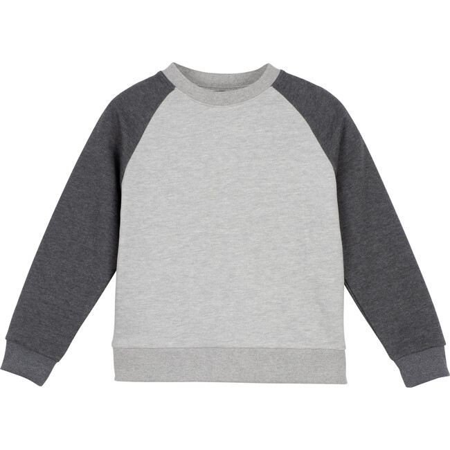 Rigby Raglan Sweatshirt, Grey Heather - Sweatshirts - 1