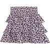 Sonja Smocked Skirt, Pink Leopard - Skirts - 3