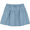 Dolly Skirt, Light Denim - Skirts - 3 - thumbnail
