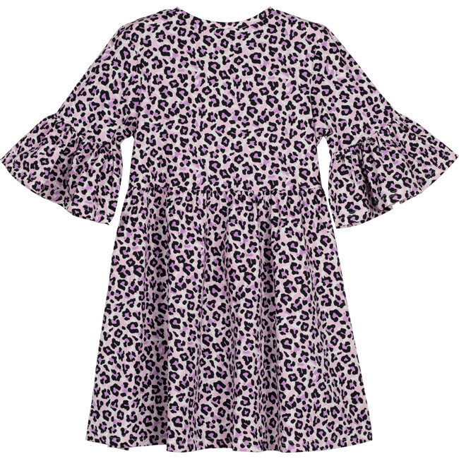 Moria Ruffle Dress, Leopard - Dresses - 3