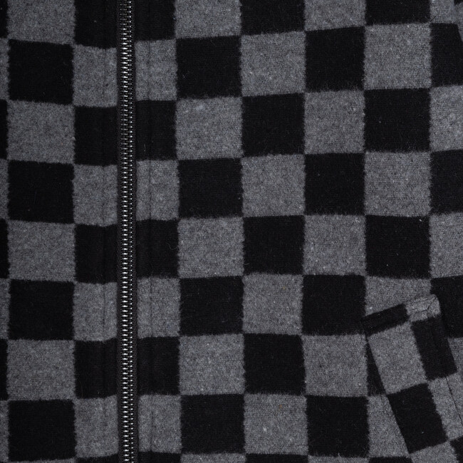 Noah Shacket, Grey & Black Checker - Jackets - 5