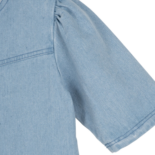 Aisling Tiered Dress, Light Denim - Dresses - 3