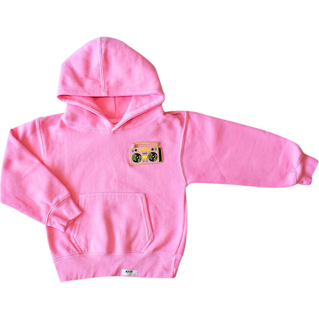 Hand Dyed Hoodie In Boombox, Pink - Loungewear - 1