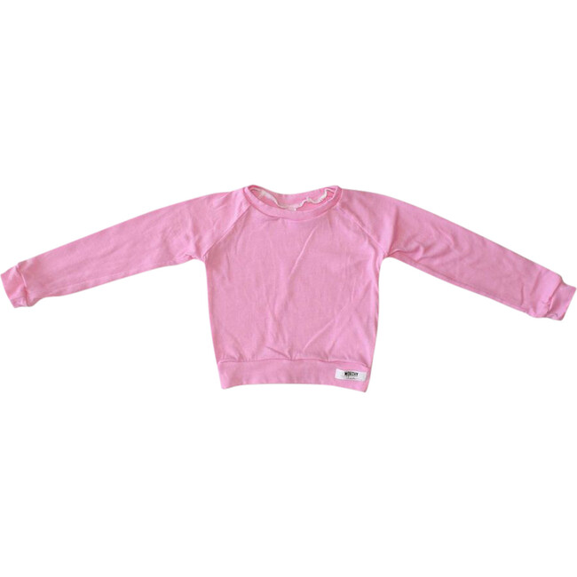 Hand Dyed Lightweight Raglan, Pink - Loungewear - 1
