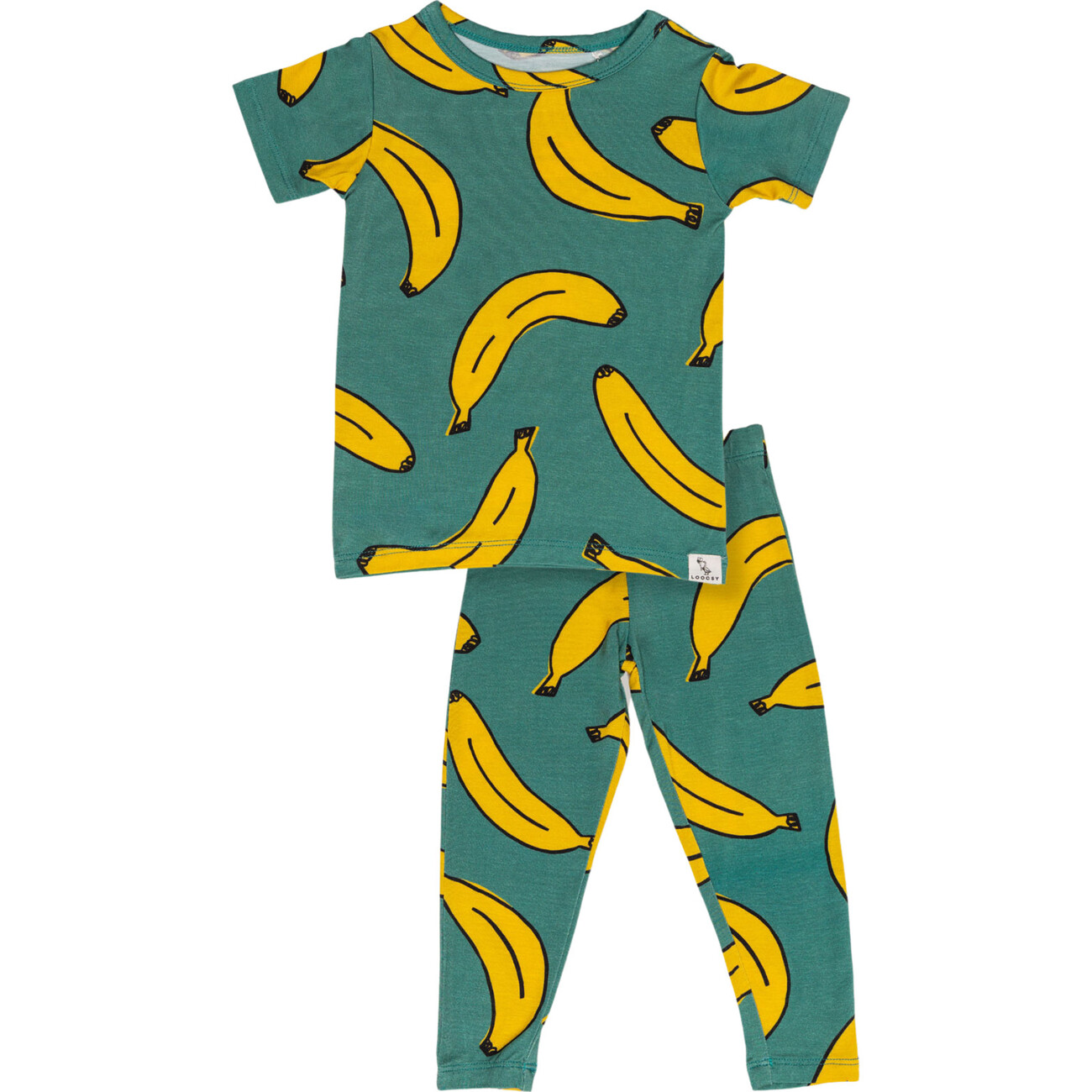 Banana Split Pajama Set Green Loocsy Exclusives Maisonette