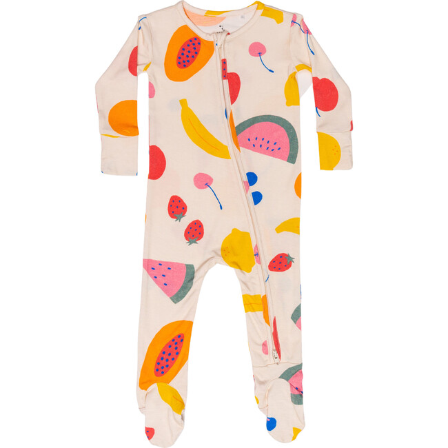 Fruit Slice Medley Footie Pajama, Multi - Pajamas - 1