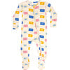 Ticket Footie Pajama, Multi - Pajamas - 1 - thumbnail