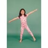 Cherry on Top Pajama Set, Pink - Pajamas - 2