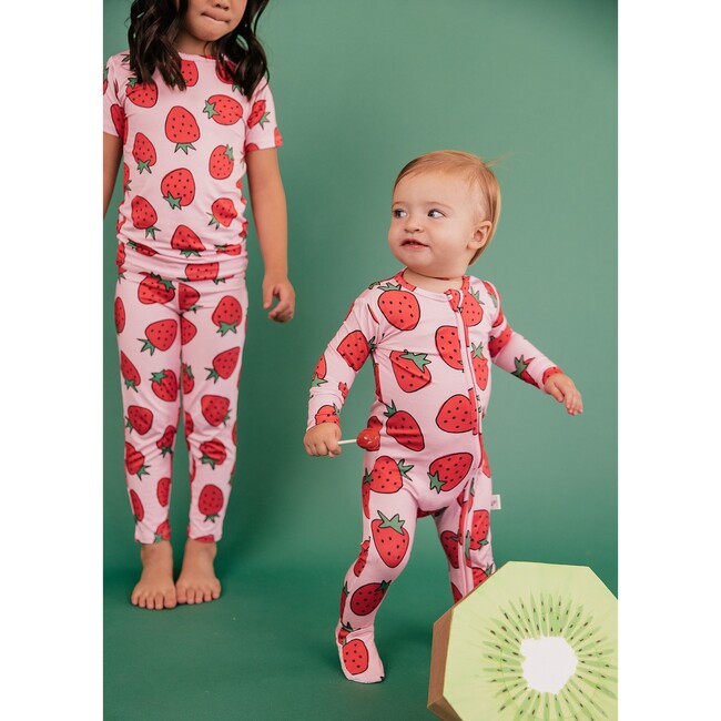 Berry-licious Footie Pajama, Pink