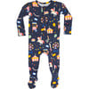 State Fair Footie Pajama, Navy - Pajamas - 1 - thumbnail