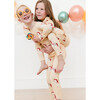 Carousel Pajama Set, Yellow - Pajamas - 1 - thumbnail