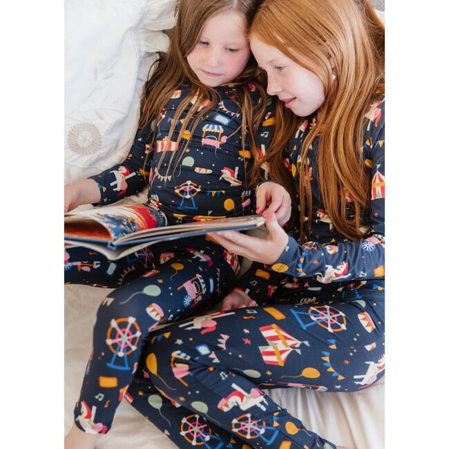 State Fair Pajama Set, Navy - Pajamas - 2