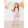 Cotton Candy Pajama Set, Cream - Pajamas - 2