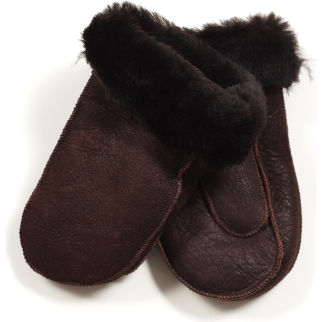 Sheep Mitts For Kids, Brown