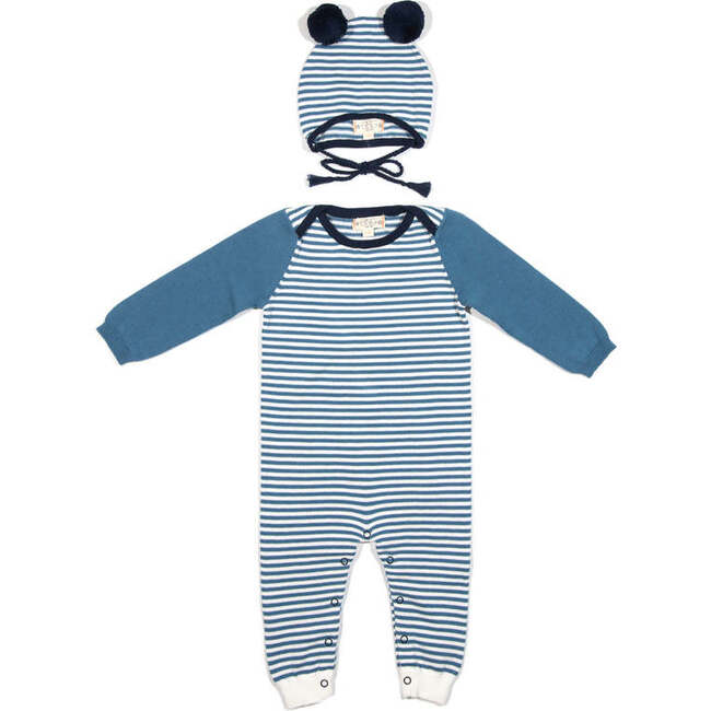 Cotton Sweaterknit Leigh Set, Sky - Mixed Apparel Set - 1