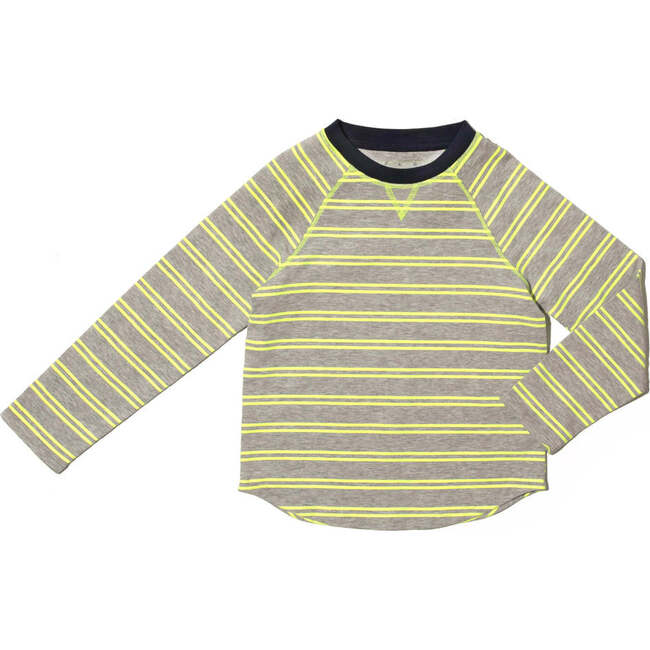 Asher Tee, Grey Stripe - Shirts - 1