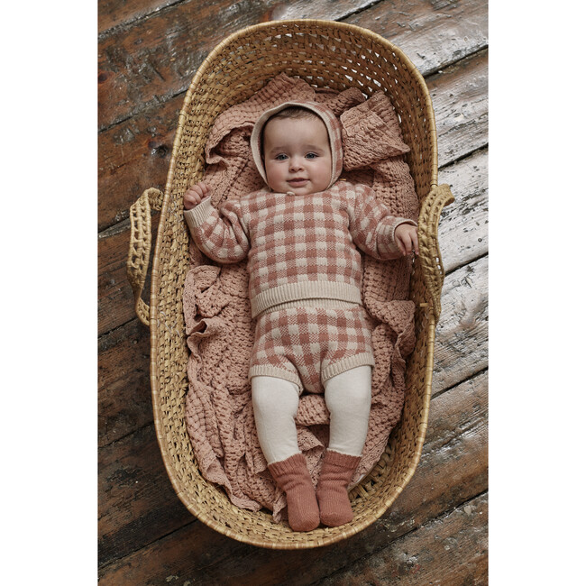 Maria Baby Jumper, Antique Rose - Sweaters - 3