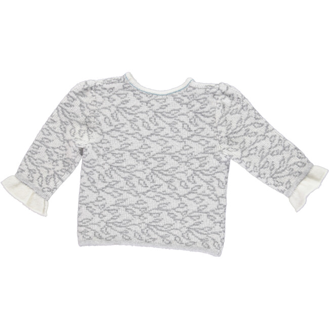 Starling Sweater, White & Grey - Sweaters - 2