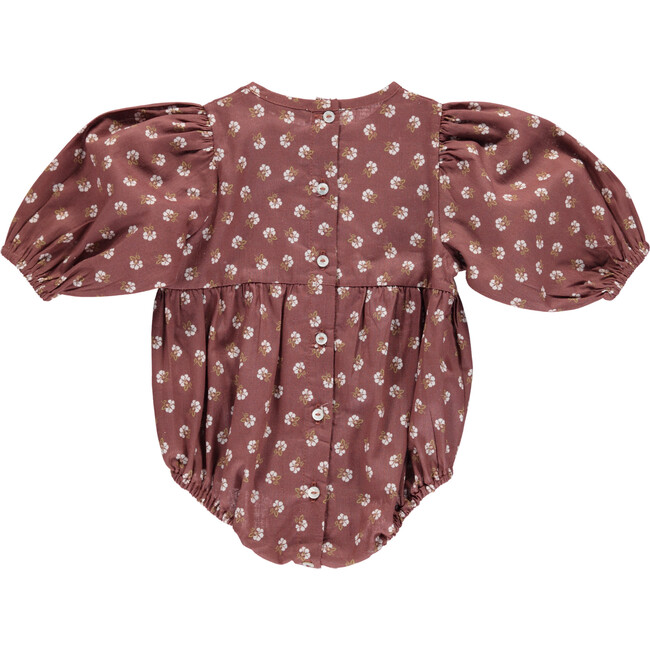 Flora Romper, Walnut Ditsy Floral - Rompers - 2