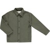 Aiko Overshirt, Khaki - Shirts - 1 - thumbnail