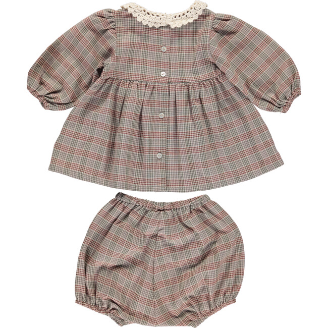 Eleanor Baby Set, Vintage Plaid - Mixed Apparel Set - 2