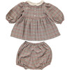 Eleanor Baby Set, Vintage Plaid - Mixed Apparel Set - 2