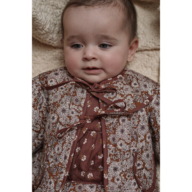 Flora Baby Jacket, Vintage Daisies - Jackets - 4